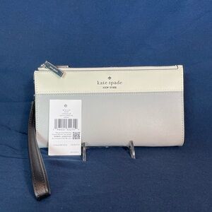 Kate Spade ♠️ Madison Double Zip Colorblock Wristlet